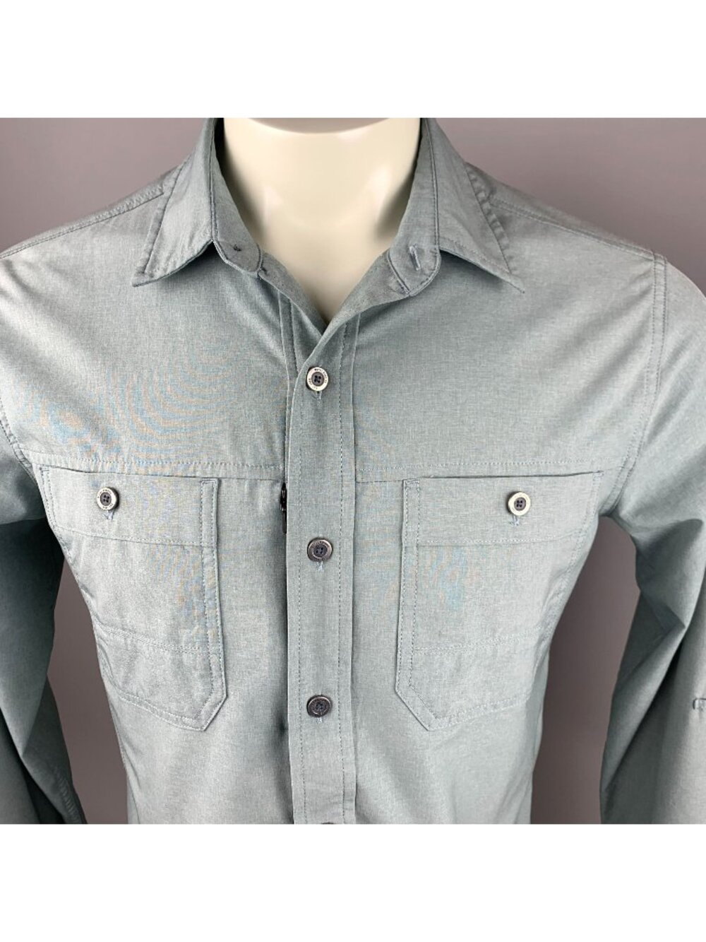 Royal Robbins Mens M Hiking Travel Technical Shirt Polyester Sorona Long Sleeve